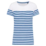 T-shirt marin col rond Bio femme