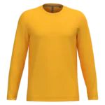 T-shirt col rond manches longues homme