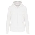 Sweat-shirt écoresponsable zippé à capuche femme