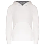Sweat-shirt capuche contrastée enfant