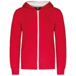 Sweat-shirt zippé capuche enfant