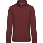 Sweat-shirt col zippé homme