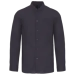 Chemise col mao manches longues