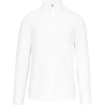 Chemise Oxford lavée manches longues