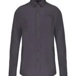 Chemise popeline manches longues