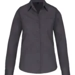 Chemise popeline manches longues femme