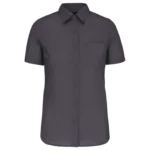Chemise popeline manches courtes femme