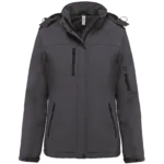 Parka softshell doublée capuche femme