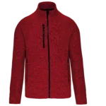 Veste zippée chinée homme