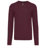 Pull col V homme