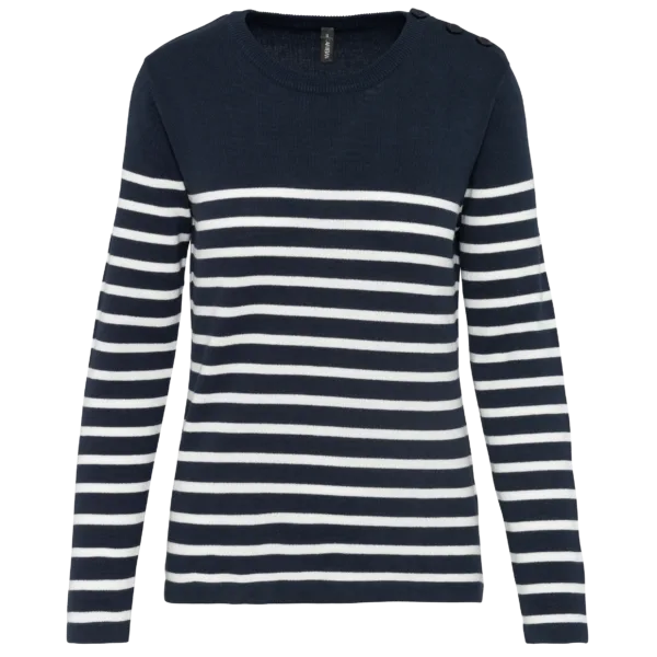 Kariban K990, coloris Striped Navy