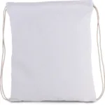 Petit sac à dos en coton bio avec cordelettes