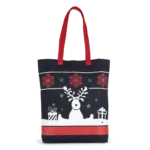 Sac shopping avec motifs de Noël