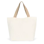 Grand sac shopping recyclé à fond plat