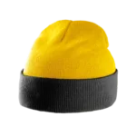 Bonnet bicolore avec revers