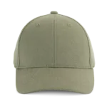 Casquette 6 panneaux en coton recyclé