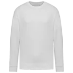 Sweat-shirt écoresponsable à col rond oversize unisexe