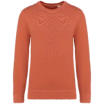 Sweat-shirt écoresponsable à col rond French Terry unisexe
