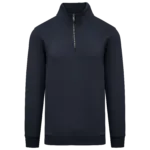 Sweat-shirt écoresponsable à col montant zippé homme