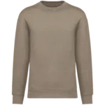 Sweat-shirt écoresponsable à col rond à épaules tombantes molleton gratté unisexe
