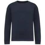 Sweat-shirt écoresponsable à col rond oversize enfant