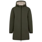 Veste écoresponsable imperméable doublée en sherpa unisexe