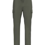 Pantalon cargo écoresponsable délavé French Terry homme