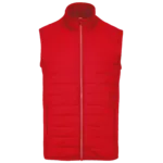 Veste sport bi-matière sans manches unisexe