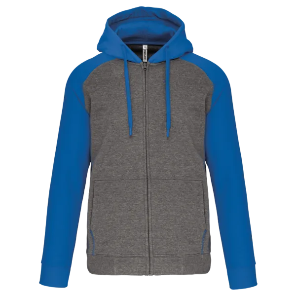Proact PA380, coloris Grey heather/Sporty royal blue