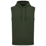 Sweat-shirt à capuche sans manches unisexe