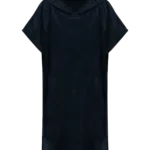 Poncho éponge à capuche unisexe