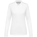 Polo Supima® manches longues femme