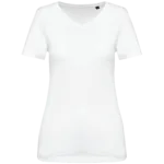 T-shirt Supima® col V manches courtes femme