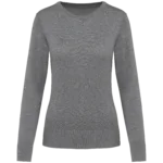 Pull Supima® col rond  femme