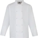 Veste de cuisine manches longues à boutons pression