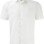 Chemise fittée homme manches courtes