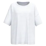 T-shirt écoresponsable slub oversize femme