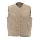 Veste sans manches en sherpa femme