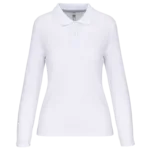Polo manches longues femme