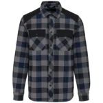 Chemise à carreaux avec poches homme
